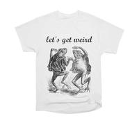 UHBGd68uu Get Weird Dancing Frogs Fairy Tale T-Shirt White XXL