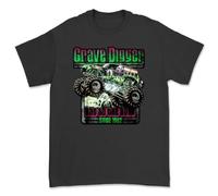 UHBGd68uu Monster Jam Truck Son-UVA Digger Gravedigger T-Shirt Black M