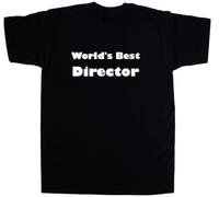 UHBGd68uu World'S Best Director T-Shirt Black S