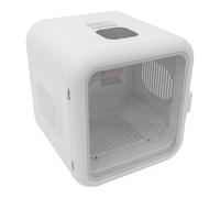 UHDUIG Secadora para mascotas 800 W 62L 22-45 °C Secador automático para mascotas Tiempo de secado 10-180 min Temperatura ajustable Bajo ruido Puerta de armario transparente