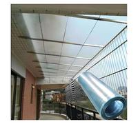 UHEKC Láminas de Fibra Vidrio Techos Lámina de FRP Transparente Aislamiento Impermeable para Exteriores, Invernaderos, Cocheras, Paneles Repuesto Cobertizos(1.2x20m/3.94x65.6ft)