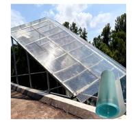 UHEKC Láminas de Fibra Vidrio Techos, Paneles Invernaderos Patio Exterior para Invernaderos, Jardines, Reemplazo de Paneles Techo(0.8x15m/2.62x49.2ft)