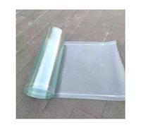 UHEKC Panel de Techo de policarbonato Claro 0.8 mm Lona de Retardante de Llama Aislante a Prueba de Lluvia Fácil de Doblar for el Dosel de la Agricultura de jardinería(1x8m)