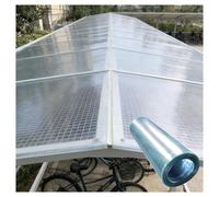 UHEKC Panel de Techo Policarbonato, Toldo Porche Impermeable Placa Iluminación Natural Solárium para Solárium, Cubierta Invernadero, Cobertizos(1x4m/3.28x13.12ft)