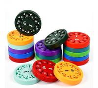 UHETLET 18 PCS Fidget Spinners Matemáticos para Niños de 6 a 10 Años, Juguetes Educativos para Aprender Sumas, Restas, Multiplicaciones y Divisiones, Spinners Didácticos para el Aula y Regalos