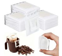 UHETLET 200 PCS Bolsas de Filtro para Café, Desechables Filtros de Café de Papel para Cafetera de Goteo Manual, Portátiles Bolsas deCafé para Cafetera para Preparar una Taza en Casa, Oficina o Viajes