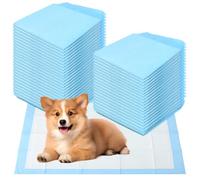 UHETLET 40 PCS Empapadores Perros 60x60cm, Almohadillas de Adiestramiento de Perros Cachorros, Desechables Almohadillas de Entrenamiento para Perro y Cachorros, Resguardos para Cães Absorbentes
