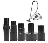 UHETLET 5 PCS Adaptador de Manguera Aspiradora, Conector Tubo Aspiradora de 25 mm a 42 mm, Adaptador para Aspiradoras Universales Compatible con conexión Bosch Kärcher a la Manguera de Aspiradoras