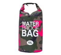 UHEWEIDOR Bolsa impermeable multifuncional de camuflaje, Camuflaje rojo rosa, Correas de hombro dobles de 30 L