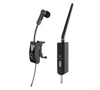 UHF - Sistema de micrófono inalámbrico para violín, 610-690 MHz con clip, micrófono de instrumento con receptor, 30-20 kHz para respuesta de frecuencia, ganancia ajustable para músicos e intérpretes