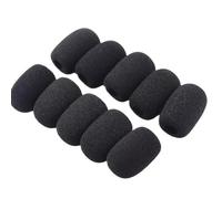 Uhidka 10 Protectores de Espuma Transpirables para Cabeza de Micrófono, Paravientos para Auriculares con Micrófono de Cuello.