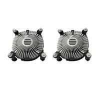 Uhidka 2 Pieza Ventilador de Refrigeración de CPU Radiador Disipador de Enfriador de CPU Rodamiento Hidráulico 2400 RPM para LGA 775 1150 1155 1156 1151