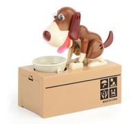 Uhidka Alcancía con Forma de Perro Ideal para Niños Que Fomenta el Ahorro con un Interesante Ejercicio Mecánico