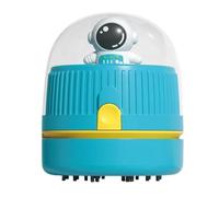 Uhidka Aspiradora de Escritorio, Aspiradora de Mano con Luz, Inalámbrica, Recargable por USB, Color Azul.