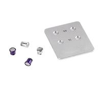 Uhidka Boquillas Acústicas con Rosca M5x0,5 para Afinación de Sonido, Tubos de Auriculares Intercambiables de Aleación de Titanio/Acero Inoxidable para Auriculares IEM Nx8.