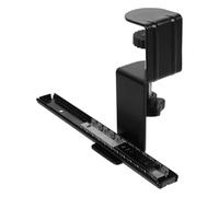 Uhidka Brazo para Monitor y Teclado, Soporte para Monitor, Bandeja Deslizante con Cajón, Soportes para Monitor, Brazo para Computadora Portátil