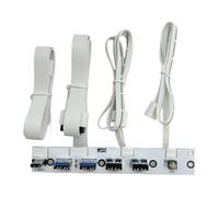 Uhidka Concentrador de Panel Frontal USB 3.0, Panel de e/S, 2 Puertos USB 3.0 + 2 Puertos USB 2.0 + 1 Puerto Tipo C 20G + Interruptor LED para Carcasa de PC de Escritorio, Color