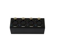 Uhidka Controlador de Iluminación Ethernet ArtNet Mini DMX512 con Interfaz 4 Universe 2048 Disco y MA2 Negro