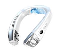 Uhidka Ventilador de Cuello Portátil de 3 Velocidades con Placa de Enfriamiento, Recargable, para Hombres y Mujeres, Color