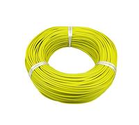 uHLANQC Cable de Alta Temperatura, Cable Calefactor Fibra Carbono Silicona, 150 vatios, Multicolor, 10 Metros con Tierra(Yellow)