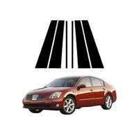 uHLANQC Car Door Pillar Posts Trim for Nissan Maxima 2004 2005 2006 2007 2008 Outer Post Panel Covers, Window Moldings Stickers Anti Scratch Glossy