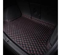 uHLANQC Leather Trunk Cargo Mat for Chevrolet Volt 2010-2015, Water Resistant Scratch-Resistant Full-Cover Protection Car Liner for Cars, SUVs & Trucks(C Black+Red)