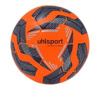 uhlsport 290 Ultra Lite Addglue balón de fútbol, Niños, Naranja Fluo/Azul Marino/Plata, 3