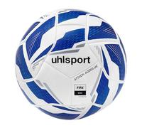 uhlsport Attack Addglue balón de fútbol, Jóvenes y Adultos, Blanco/Azul Real/Azul, 4