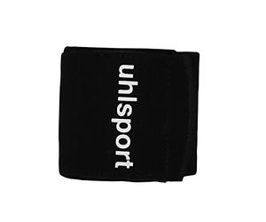 uhlsport Banda Sujeta Espinilleras de Fútbol Noir_65 mm Negro Talla única