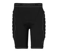 uhlsport Bionikframe Padded Short Black Edition - Pantalones Cortos Acolchados para Adultos y niños, Pantalones Protectores Cortos para Portero de fútbol, Balonmano, Voleibol y más.