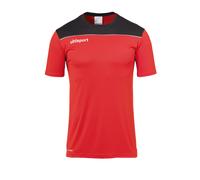 Uhlsport Offense 23 Poly Shirt Camiseta De Fútbol para Hombre, Hombre, Rojo/Negro/Blanco, S