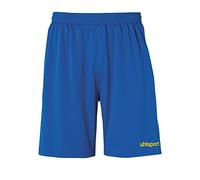 Uhlsport Center Basic Shorts Without Slip Shorts De Juego, Hombre, Azur/Lima Amarillo, M