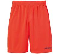 Uhlsport Center Basic Shorts Without Slip Shorts De Juego, Hombre, Rojo Fluor/Azul Marino, S