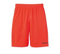 Uhlsport Center Basic Shorts Without Slip Shorts De Juego, Hombre, Rojo Fluor/Negro, M