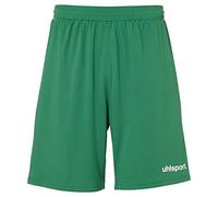 Uhlsport Center Basic Shorts Without Slip Shorts De Juego, Hombre, Verde/Blanco, 152