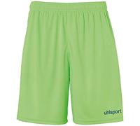 Uhlsport Center Basic Shorts Without Slip Shorts De Juego, Hombre, Verde Flash/petróleo, L