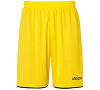 Uhlsport Club Shorts Shorts De Fútbol para Hombre, Hombre, Lima Amarillo/Negro, XL