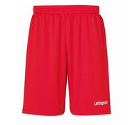 Uhlsport Club Shorts Shorts De Fútbol para Hombre, Hombre, Rojo/Blanco, 164