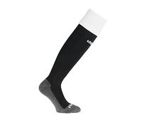 Uhlsport Club Socks Calcetines De Fútbol, Hombre, negro/blanco, 45-47