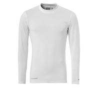 Uhlsport Distinction Colors Baselayer, Camiseta De Entrenamiento Hombre, Blanco, XXL