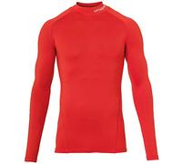 Uhlsport Distinction Pro Baselayer Turtle Neck Camiseta Térmica, Hombre, Red, M