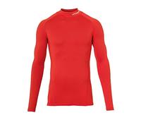 Uhlsport Distinction Pro Baselayer Turtle Neck Camiseta Térmica, Hombre, Red, M