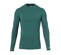 Uhlsport DistinctionColors Baselayer - Camiseta niño, color verde (lagon), talla XS (164 cm)