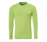 Uhlsport DistinctionColors Baselayer - Camiseta niño, color verde (vert flash), talla XS (164 cm)