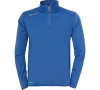 uhlsport Essential 1/4 Zip Top Sudadera De Entrenamiento, Hombre, Azur/Blanco, L