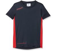 Uhlsport Essential MC Camiseta de Juego Manga Corta, Hombre, Azul Marino/Rojo, 104