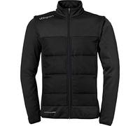 Uhlsport Essential Multi Jacket With Rem. Sleeves Chaqueta De Fútbol Con Mangas Desmontables, Hombre, negro, L