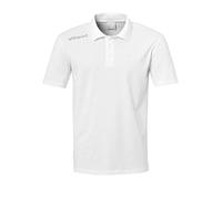 Uhlsport Essential Polo Shirt Camiseta De Entrenamiento, Hombre, Blanco, 164