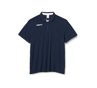 Uhlsport Essential Prime Polo Shirt Camiseta De Entrenamiento, Hombre, Azul Marino/Blanco, 4XL
