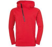 Uhlsport Essential Pro Zip-Hoodie Chaqueta, Hombre, Red, 140